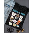 thumbnail image 3 of Dippin' Dots Variety Tee - Ice Cream Flavors Graphic Women's T-shirt, 3 of 4
