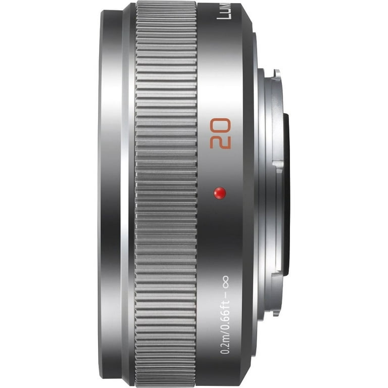 Panasonic LUMIX H-H020AS G 20mm / F1.7 II ASPH. Silver Lens for