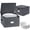 12"x 12" X 8", variant on 7"X7"X6" Plate Storage Case 2 Pack with Felt Dividers for Appetizer Plates