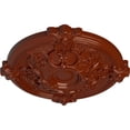 thumbnail image 3 of Ekena Millwork 17 3/8"OD x 1 3/4"P Hamilton Ceiling Medallion (Fits Canopies up to 3 3/4"), Hand-Painted Firebrick, 3 of 6