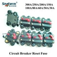 thumbnail image 2 of 30A 50A 60A 80A 100A 125A 150A 200A 250A 300A 12V24V DC Home Solar System Circuit Breaker Car Audio Manual Reset Fuse Holder, 2 of 6