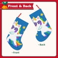 thumbnail image 2 of Defioc Cool Unicorn Star Golden for Christmas Stockings 18" Personalized Holiday Stocking for Family, Farmhouse Decor, Xmas Tree Decoration, 1 Pack, 2 of 7