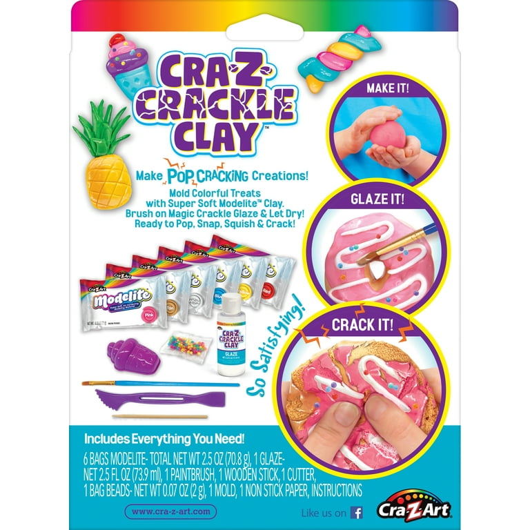Clay　セット Cra-Z-Art Cra-Z-Crackle Clay Soft Modelite Dough, 1