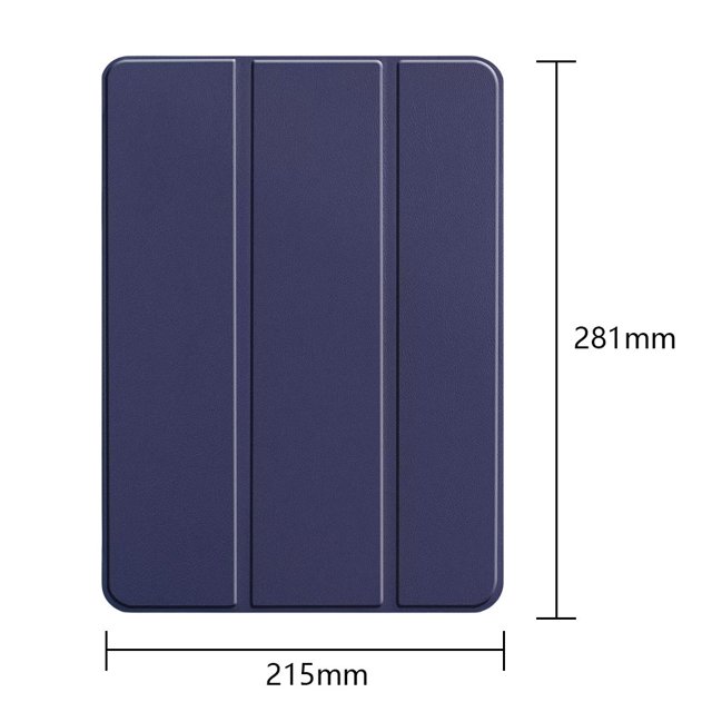 Funda delgada con soporte triple cubierta protectora completa para iPad Pro de 13 pulgadas (2024)