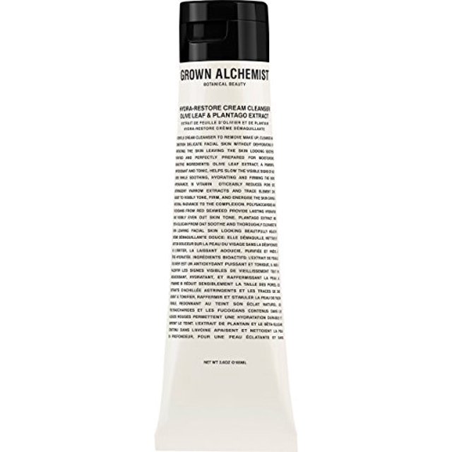 Grown Alchemist Hydra-Restore Cream Cleanser, Olive Leaf & Plantago Extract, 1 Count
