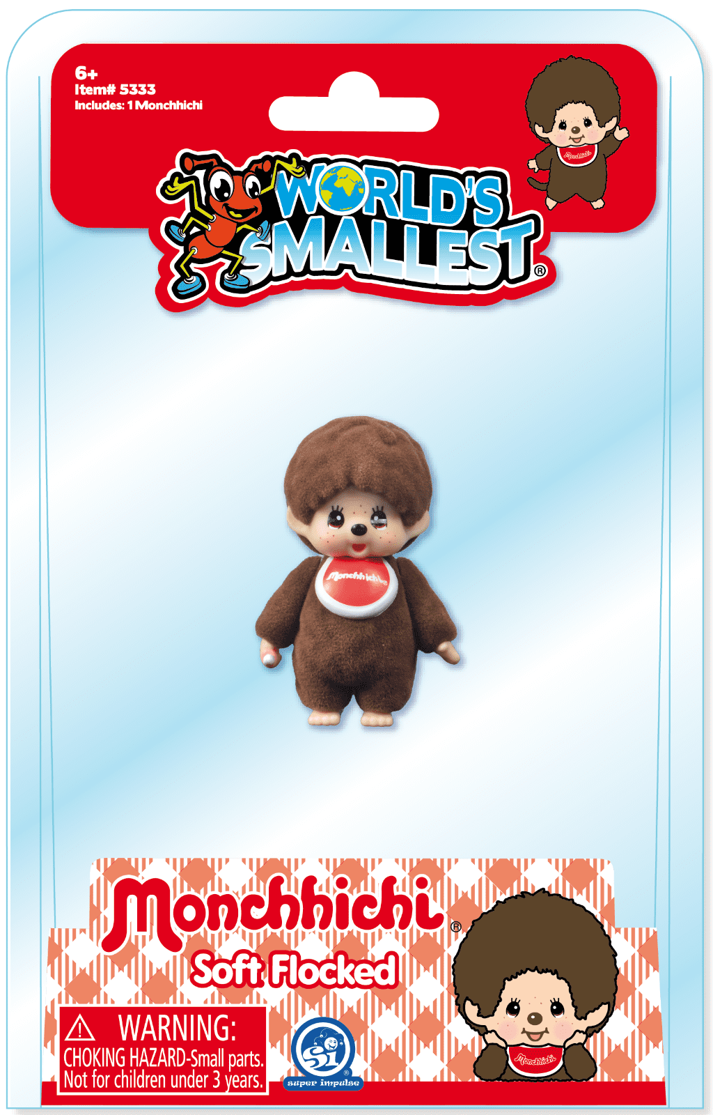 Worlds Smallest Monchhichi Monkey Doll
