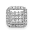 thumbnail image 5 of 14K White Gold Diamond Cluster Pendant (0.507Cttw), 5 of 7