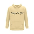 thumbnail image 5 of VBTAPA Happy New Year Sweatsuits for Men Tracksuit Outfits 2 Piece Fleece Hoodies and Sweatpants Sets Jogging Suits Khaki M, 5 of 6