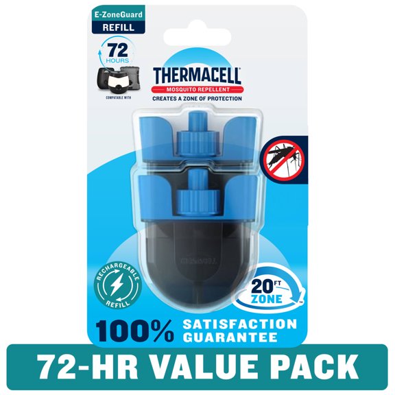 Thermacell E-ZoneGuard Rechargeable Mosquito Repellent Refill 72-Hour Pack