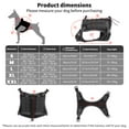 thumbnail image 5 of Charkool Dog Harness, No Pull Dog Harness for Small Dogs, Heavy Duty Pet Harness with Handle, Adjustable Easy on Pet Harness for Running Walking, Black S, 5 of 7