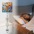 thumbnail image 4 of Square Wall Clock,Autumn Leaves On Tree Branches With Orange And Blue Color,Silent Non-Ticking Wall Clock Decor for Home Office Kitchen Living Room Bedroom(16inch), 4 of 4