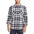 thumbnail image 1 of Weatherproof Chemise en Flanelle pour Hommes, Blanche, Petite, 1 of 1