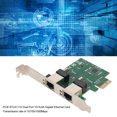 thumbnail image 3 of Ethernet  Card, Dual Port Gigabit NIC 10/100/1000Mbps Power Consumption Reduction Support Power Off  For Home For, 3 of 8