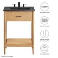 thumbnail image 2 of Zaire Bathroom Vanity in Natural Black, 2 of 9