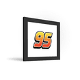 thumbnail image 4 of Gallery Pops Disney Pixar Cars 3 - Number 95 Lightning McQueen Wall Art, Black Framed Version, 12" x 12", 4 of 5