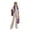 Beige, variant on Girls Uniform Pants Boys Kids Stretchy High Waisted Straight Leg Flare Dress Pant with Pockets