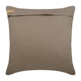 thumbnail image 3 of The HomeCentric Mocha Pillow Shams, 3D Metallic Sequins Geometric Pillow Shams, Pack of 2, 24x24 inch (60x60 cm) Pillow Shams, Square Cotton Linen Shams, Geometric, Abstract Easter - Evening In Paris, 3 of 3