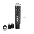 thumbnail image 4 of Manual Car Aluminium Carbon Style 13cm Gear Shift Knob Shifter Lever Head With M8 M10 M12 Adaptor, 4 of 5