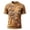 Khaki#50814BB, variant on Garbnen Halloween T Shirts for Men Pumpkin Graphic Short Sleeve Crew Neck Sweatshirts for Men Fall Vintage Relaxed Fit Comfortable Men Shirts
