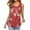 Dark Red, variant on Deago Women's Plus Size Flowy Tank Tops Summer Sleeveless Loose Fit Pleated Tunic Shirts (Black, S)