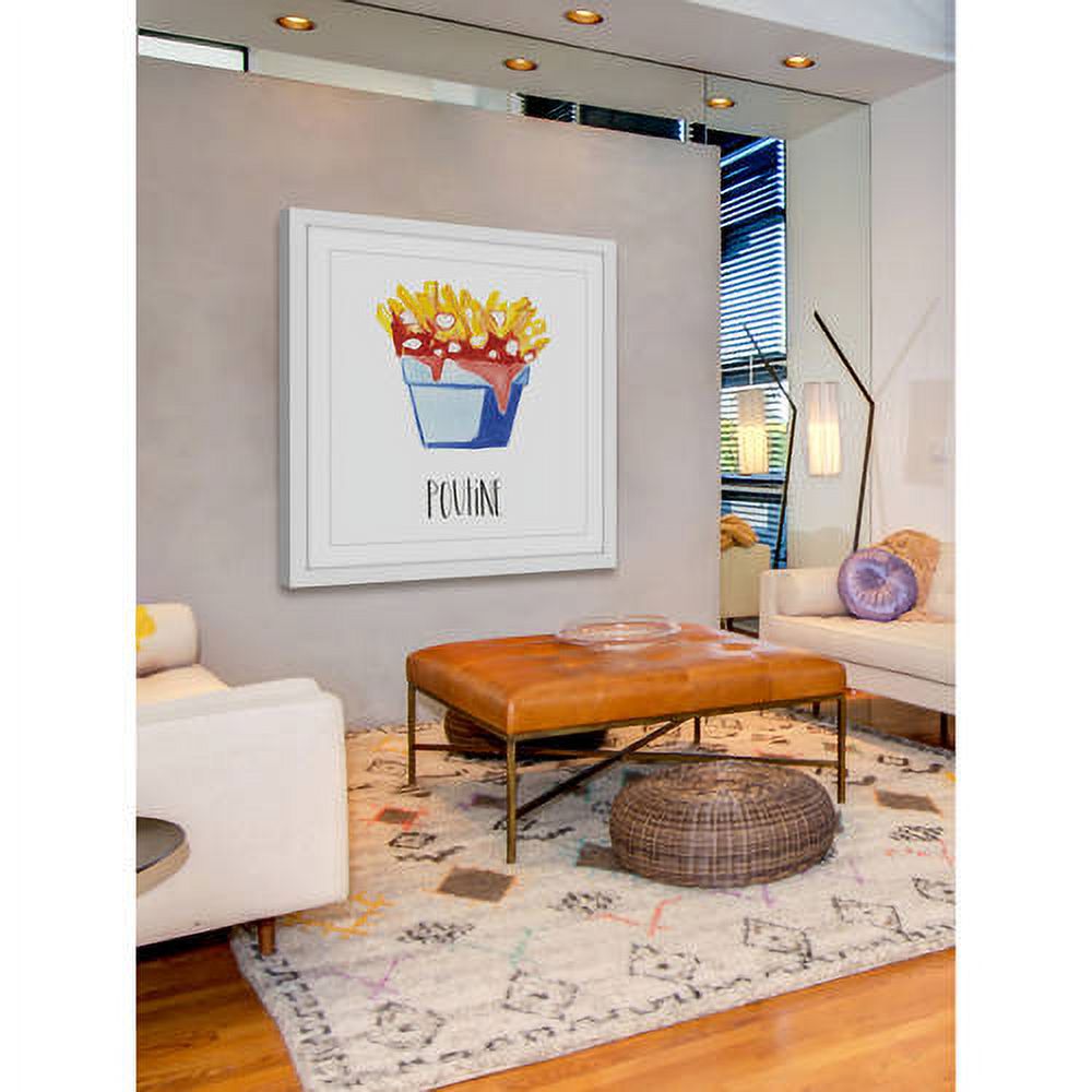 Marmont Hill "Poutine" By Molly Rosner Framed Painting Art Print, 12.0" x 1.5"