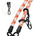 thumbnail image 3 of Phone Lanyard Crossbody Neck Wrist Lanyard with Lanyard Patch for Smartphone White With Orange Streak 1 Pack, 3 of 4