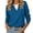 Blue, variant on CHGBMOK Women Plus Size Henley V Neck Sweater Button Long Sleeve Pullover Tops Loose Fit Ribbed Cuff Casual Knitted Blouse