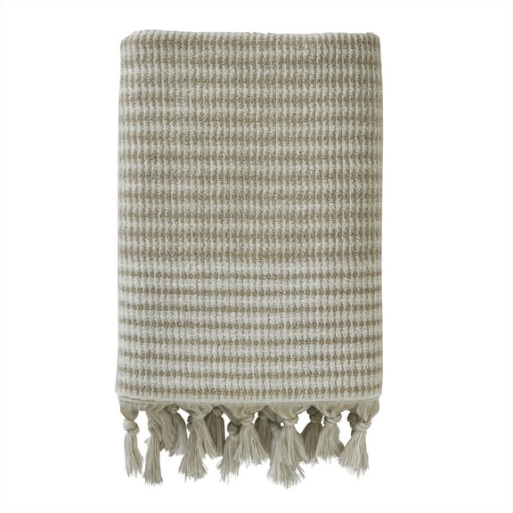 SKL Home Longborough Bath Towel,Tan