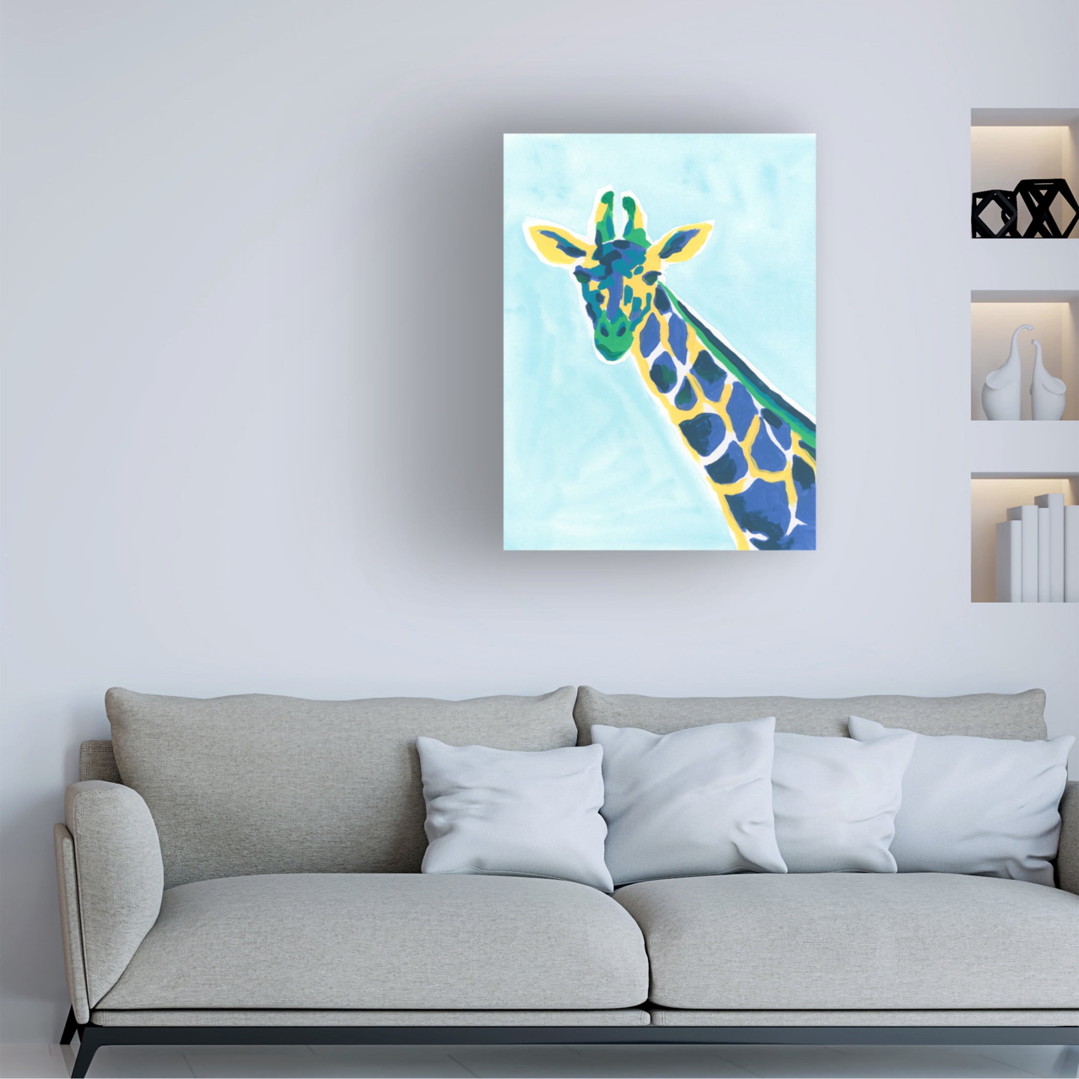 Trademark Fine Art June Erica Vess  Savannah Pop IV Canvas Wall Art
