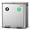 Silver, variant on Dual Compartment Kitchen Trash Can, 2 x 10.5 Gallon Stainless Steel Garbage & Recycling Bin Combo for Kitchen, Soft Close Lids, Odor Proof, Hands Free