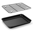 thumbnail image 1 of Nonstick Baking Sheet with Rack Set x x Cookie Sheet Baking Pan with Cooling Rack for Oven Commercial Grade & Easy to Clean, 1 of 7