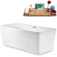 thumbnail image 2 of 63" Streamline N682BGL Freestanding Tub and Tray With Internal Drain, 2 of 7