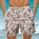 thumbnail image 4 of Pantalones Cortos Casuales de Baño con Impresión de Hojas Hawaianas para Hombres 100% Poliéster, Pantalones de Playa de Secado Rápido, Upf 50 + con Forro de Malla para Nadar, 4 of 5