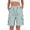 GN3, variant on Women Cargo Shorts with Pockets Adjustable Waist Solid Color Summer Fashion,White,2XL