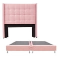 thumbnail image 1 of Box Base Cama King Size + Cabecera Titan Rosa, 1 of 7
