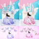 thumbnail image 2 of Adornos para tartas de mariposas con adornos para tartas de feliz cumpleaños, decoraciones para tartas de cumpleaños con mariposas en oro rosa 3D para niñas, fiestas de cumpleaños de mujeres,, 2 of 6