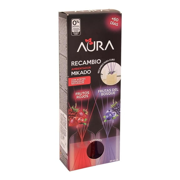 Aromatizante Aura Frutos Rojos y Frutas del Bosque