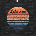 thumbnail image 4 of Inktastic Lake Erie Distressed Retro Sunset Women's T-Shirt, 4 of 5
