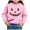 Pink, variant on Toddler Baby Girl Boy Halloween Sweatshirt Long Sleeve Pumpkin Shirt Crewneck Sweater Retro Top Fall (Black, 4Y)