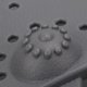 thumbnail image 3 of Dispositivo de tracción corrector de vértebra lumbar masajeador de alivio de disco lumbar gris, 3 of 8