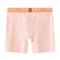 thumbnail image 3 of TANBOM Men's Sexy Long Nylon Boxer Briefs Soft Breathable Big Pouch Orange M, 3 of 6