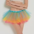 thumbnail image 6 of RUTAYY Women Pleated Gauze Short Skirt Adult Tutu Dancing Skirt Solid Color Casual Travel Skirts, 6 of 7