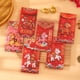 thumbnail image 5 of Sobres rojos del Año Nuevo Chino Pack de 6 | Paquetes de regalo Hong Bao Lucky Money | Decoración de papel de aluminio dorado | Gran capacidad para 20 billetes | Papel Rojo Auspicioso | Año Lunar, 5 of 9