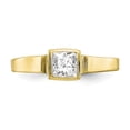 thumbnail image 2 of Finest Gold 10K Yellow Gold CZ Toe Ring, 2 of 5