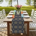 thumbnail image 4 of Table Runners 120 Inches Long Dress Scarves, Traditional Tribe Farmhouse Coffee/Dining/Kitchen Table Runner for Living Room, Retro Rustic Morocco Pattern 13x120 Inch, 4 of 9