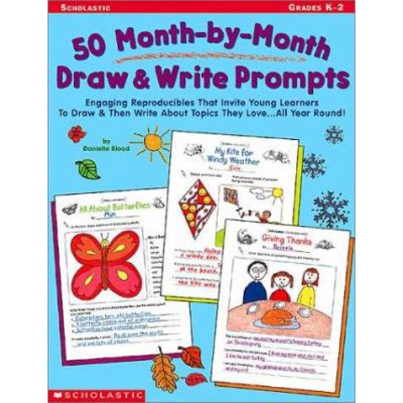 Pre-Owned 50 Month-By-Month Draw & Write Prompts