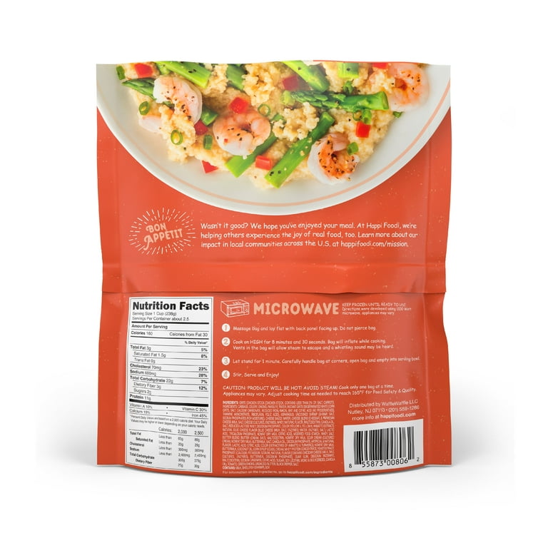 Happi Foodi Shrimp and Grits 21 oz Bag Walmart