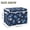 White Snowflakes, variant on Iauyy Large Storage Box with Lid - Foldable Home Storage Bins for Clothes Toy Holiday Decor, Cute Otter (42*32*30cm)