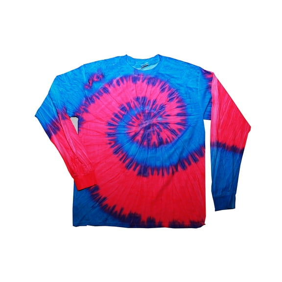 Tie-Dye Adult 5.4 oz. 100% Cotton Long-Sleeve T-Shirt - CD2000