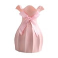 thumbnail image 1 of Florero europeo decoración minimalista Macarena jarrón moderno rosa 10,5 cm x 10,5 cm x 16 cm, 1 of 8
